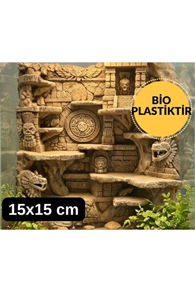 FLEXIS WE MAKE IT POSSIBLE FOR YOU Aztek Tapınağı Konseptli 15x15 cm Teraryum...