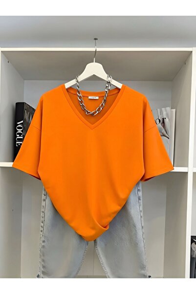 BENROMA Μπλουζάκι με λαιμόκοψη V σε μεγάλο μέγεθος 2VQ4