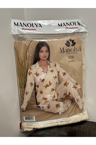 Manolya Sezonun En Rahat Kadın Pijama Takımı | Yumuşak Kumaş & Şık Tasarım