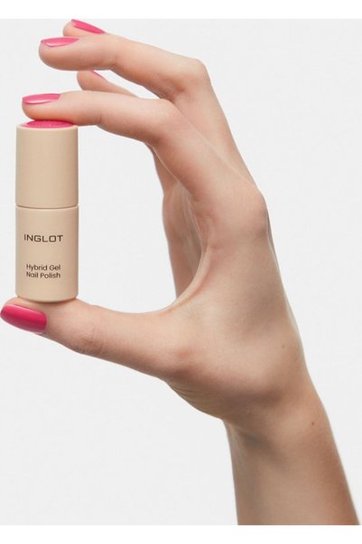 INGLOT Hybrid Gel Nail Polish 318 Intense Pink