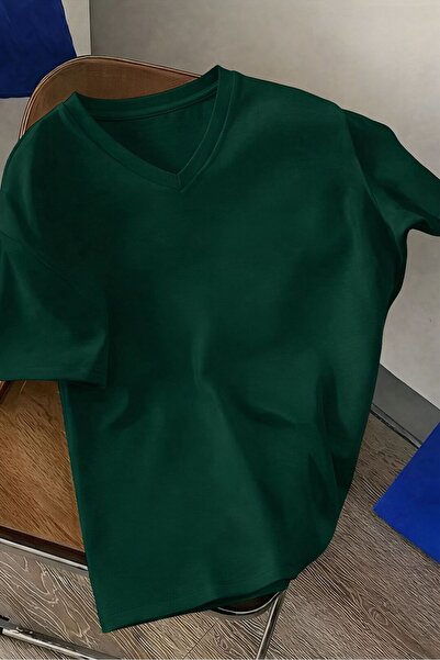 DM DOLCE MORE Μπλουζάκι με λαιμόκοψη V σε μεγάλο μέγεθος 4VQ2