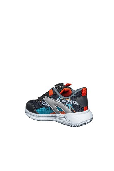 Tuğba Ortopedi 020 Ortopedik Erkek Çocuk Füme/Oranj Rahat Sneaker