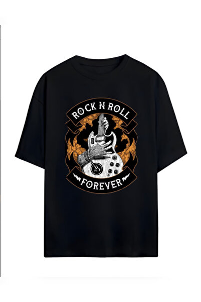 TİMİSİVA Μπλουζάκι Unisex oversized με τύπωμα με κοντό μανίκι και λαιμόκοψη, ...