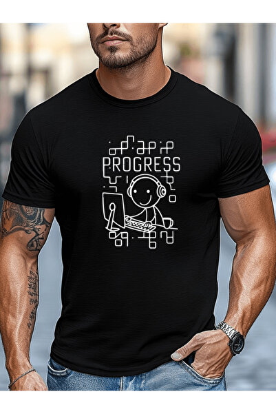 gencerco Μπλουζάκι Premium Oversize με στάμπα Mr. Programmer