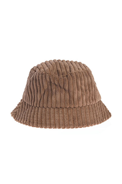 meli melo Palarie casual maro stil bucket din material texturat