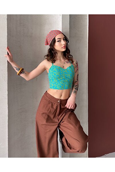 Rabi Shine Γυναικείο μπουστιέ με τιράντες και διακοσμητική πλάτη