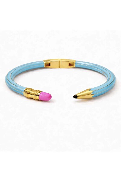 neslyaccessories سوار نيسلي بencil شيك ملون على شكل قلم من الفولاذ