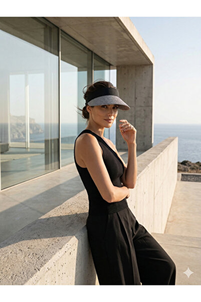 PIECE SIGNATURE Uv Protection for Summer Beach, for Women, Wide Brim Visor Ro...