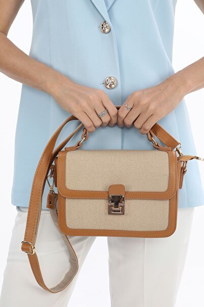 H&D COLLECTİON Women's Crossbody Shoulder Bag, Width 23, Length 16 cm