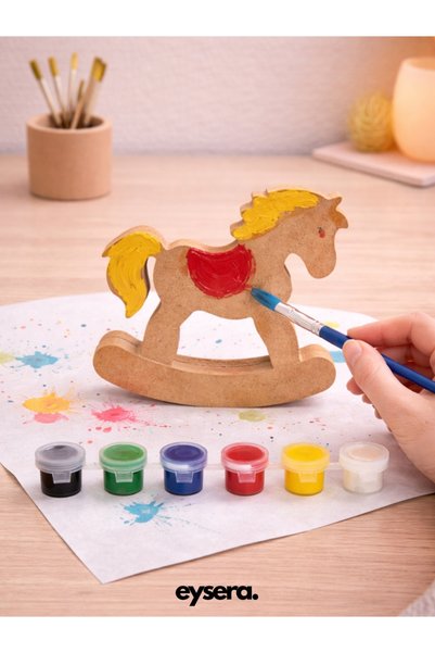 eysera Wooden Painting Set – Children's Activity & Hobby Toy, Montessori Educational Set