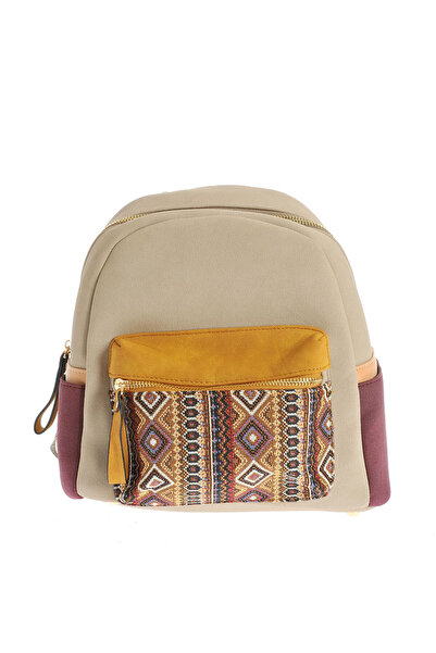 meli melo Geometric print backpack