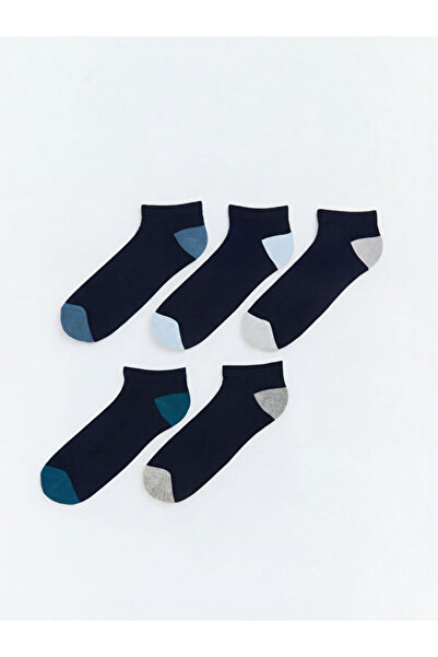 LC Waikiki Sparkling Choices Embroidered Men's Bootie Socks 5-Piece from Shin...