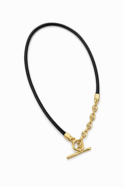 neslyaccessories قلادة نيسلي أوربان لوك الجلدية