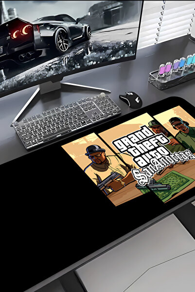 Charmbi GTA San Andreas Θεματικό 30x70 ProControl Mouse Pad Gaming Mousepad Α...
