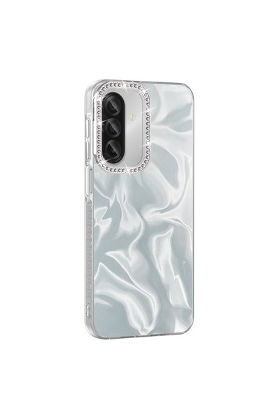 Ahlttiba غطاء Esila متوافق مع حافظة Galaxy A17 بتصميم مزود بوسادة هوائية وتفا...