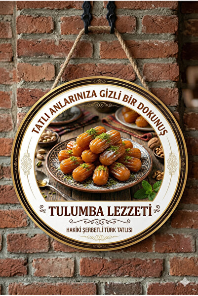 Mayeka Ornament decorativ din lemn pentru ușă de perete, cu tematică Tulumba ...