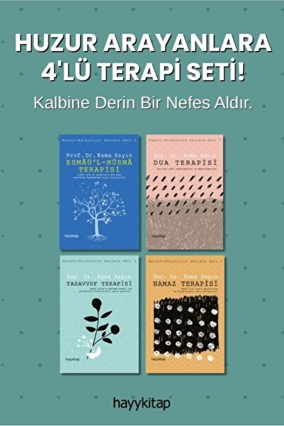 hayykitap Huzur Arayanlara 4’lü Terapi Seti