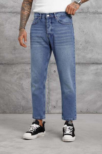 NOMARC Мави МБ Бойфренд дънки