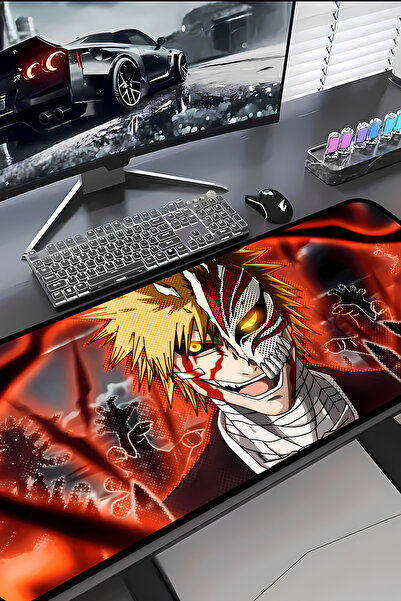 Charmbi Bleach Hollow İchigo Mouse Pad – 30x70 Μεγάλο Gaming Mousepad, Αντιολ...