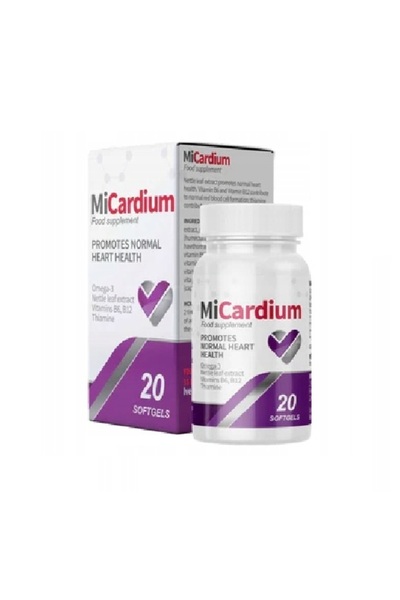 Micardium supliment alimentar 20 capsule