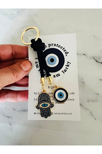 Talia&Talia Nazar Boncuklu Keychain - Fatman's Hand