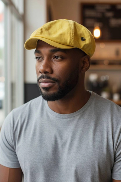 KARNAS ŞAPKA Καπέλο Κάρνας από βαμβακερό λινό σε τυπικό μέγεθος – Συλλογή Sig...