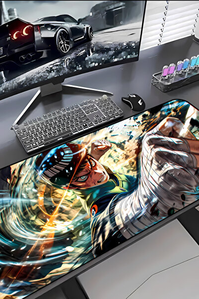 Charmbi Ροκ Λι, Μάους Παντ με θέμα Ναρούτο για gaming, 30x70 XXL, Μεγάλο χαλά...