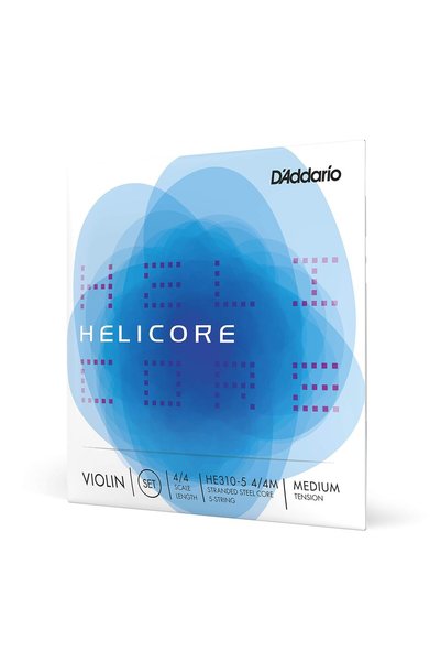 Daddario D'Addario HE310-5-4/4M Helicore Violine Saitensatz mehrfach gedrillter Stahlkern 4/4 Medium