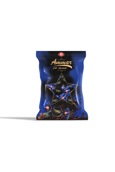 AMMAR Türk Kahvesi Dolgulu, %25 Kakao'lu, Bitter Çikolata Kaplamalı, 1KG Glut...