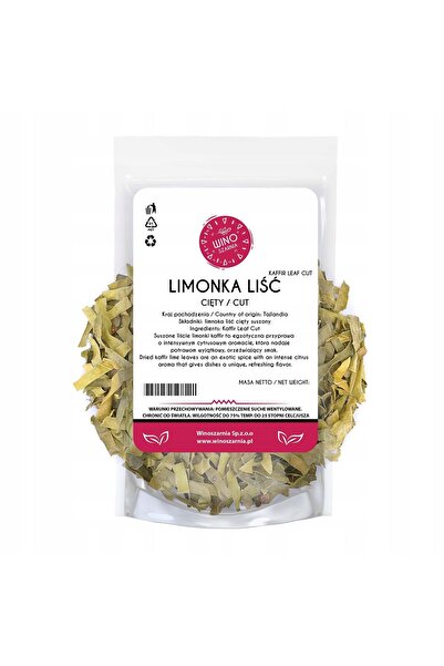 winoszarnia Frunze de Limonki Kaffir tăiate și uscate - 50g Frunze comestibil...