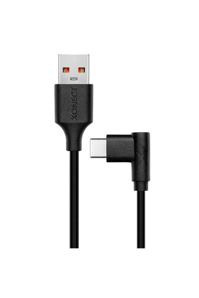 XONECT USB to Type-C ile Uyumlu iPhone ve ile Uyumlu Hızlı Şarj ve Data Kablosu 100 cm L Tipi Gaming