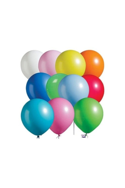 Merpak Ambalaj 9A Balon 100'lü Atom Balon Karışık Renkli 100 Adet