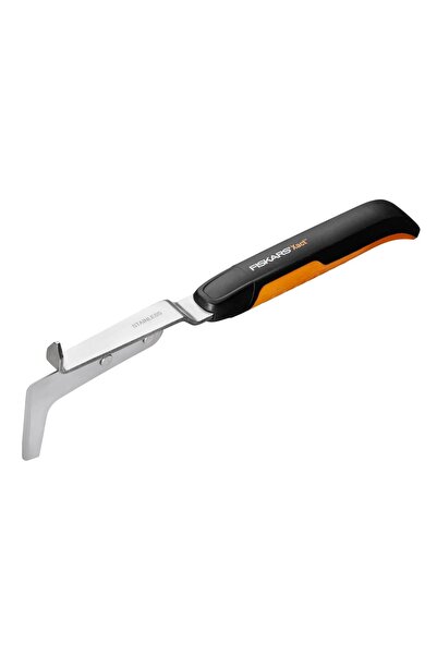FiSKARS Küçük Ayıklama Bıçağı, yabani otları ve yosunları temizlemek için, Siyah/Turuncu, 1027045