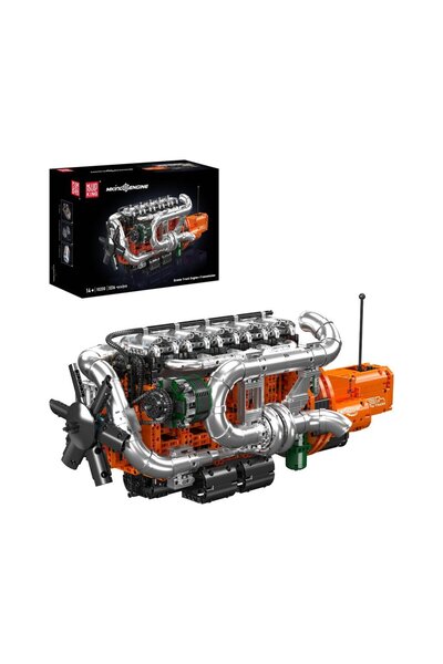 mouldking Mould King 10200 Scania Truck Engine Motosiklet Yapı Seti – 3236 Pa...