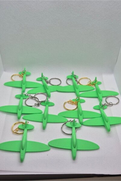 3DAtölyeMaker Airplane Keychain 10 Pieces