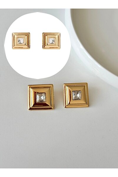 shop Brand Crystal Stone Tina Steel Earrings