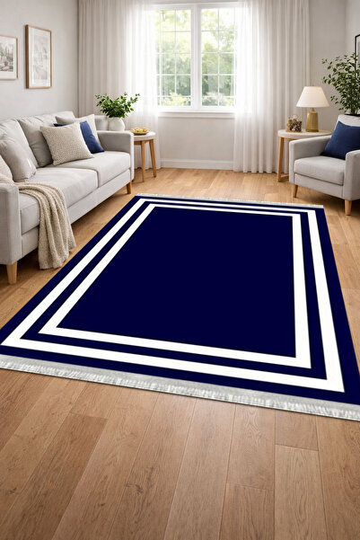 Home Kaymaz Dot Taban Dijital Baskılı Yıkanabilir Leke Tutmayan Halı Yolluk