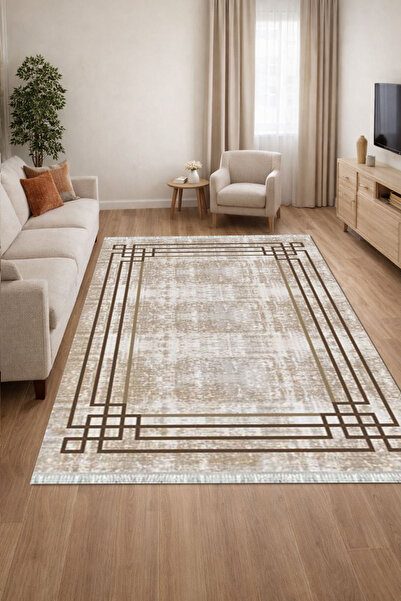 Home Kaymaz Dot Taban Dijital Baskılı Yıkanabilir Leke Tutmayan Halı Yolluk