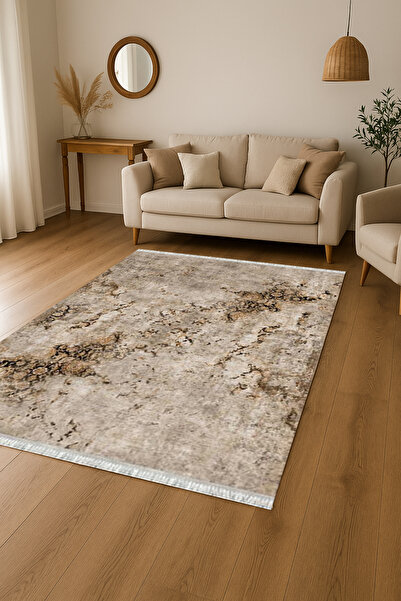 Home Kaymaz Dot Taban Dijital Baskılı Yıkanabilir Leke Tutmayan Halı Yolluk