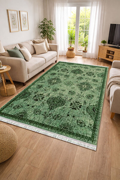Home Kaymaz Dot Taban Dijital Baskılı Yıkanabilir Leke Tutmayan Halı Yolluk