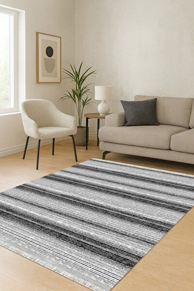 Home Kaymaz Dot Taban Dijital Baskılı Yıkanabilir Leke Tutmayan Mutfak Halısı...