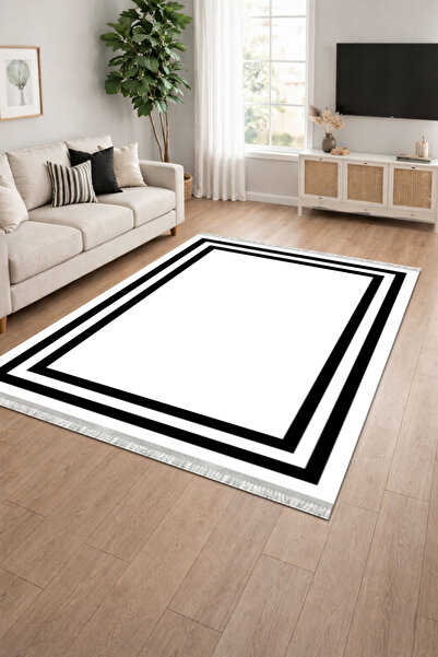 Home Kaymaz Dot Taban Dijital Baskılı Yıkanabilir Leke Tutmayan Halı Yolluk
