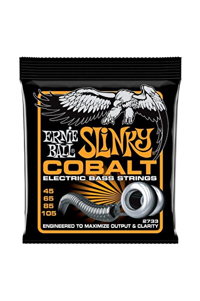 Ernie Ball Hybrid Slinky Kobalt Elektrik Bas Telleri, Ölçü 45-105
