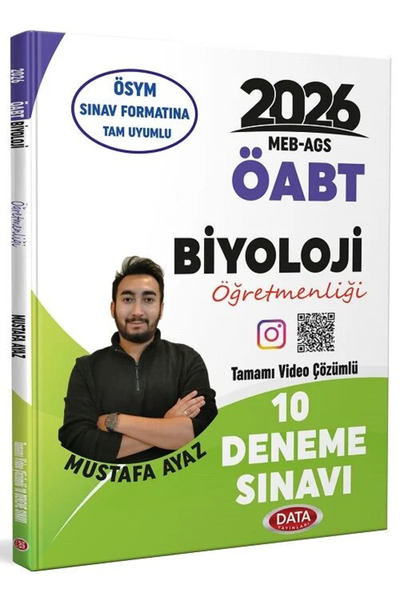 Bi bigelio Data 2026 ÖABT MEB-AGS Biyoloji Öğretmenliği 10 Deneme Çözümlü - M...