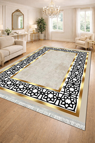 Home Dokuma taban Kaymaz Dijital Baskılı Yıkanabilir Leke Tutmayan Salon Halı...