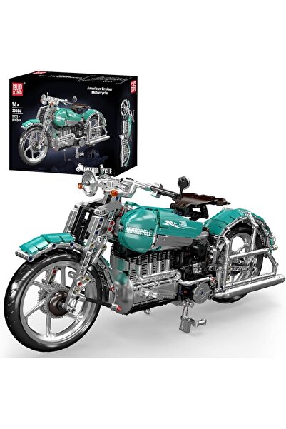 mouldking Mould King 23004 American Cruiser Motosiklet Yapı Seti – 1971 Parça...