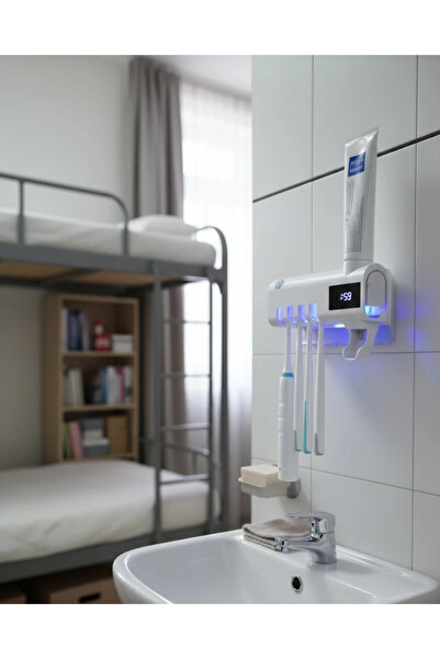 sepetrota Steri-Carem | UV Sterilizasyonlu Sensörlü Diş Fırçası Tutucu ve Mac...