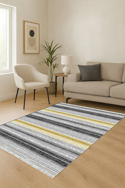 Home Kaymaz Dot Taban Dijital Baskılı Yıkanabilir Leke Tutmayan Halı Yolluk