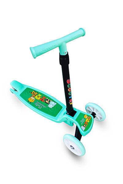 Trendbaby Foldable 3 Wheels Kids Scooter with Adjustable Height and Foot Brake