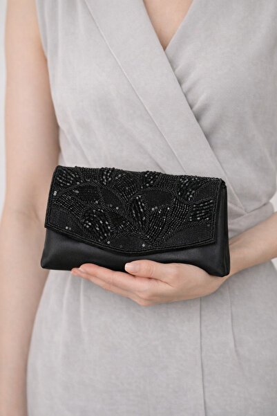 NO BRAND Evening Clutch Bag for Women – Elegant Beaded Sequin Party Handbag